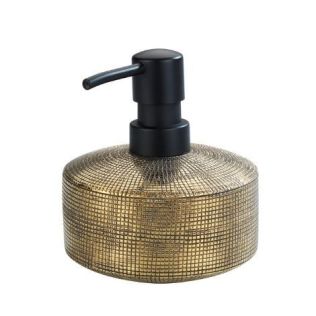 Sæbedispenser guld i keramik fra wenko