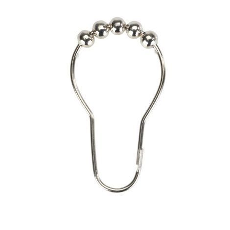 Ringe til bruseforhæng krom fra wenko