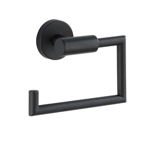 Toiletrulleholder i sort til væg fra wenko bosio serien