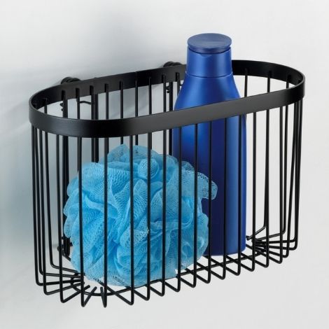 Shampoo hylde til bad sort fra wenko