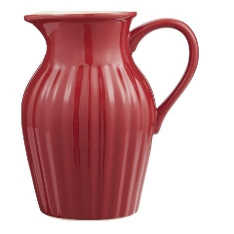 Rød kande keramik 1,7 liter mynte serien fra ib laursen