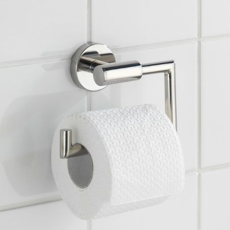 Toiletrulleholder stål til væg fra wenko