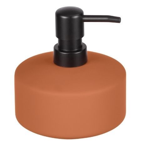 Keramik sæbedispenser terracotta brændt orange avellino fra wenko