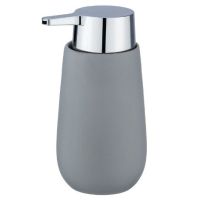 Sæbedispenser grå keramik i badi serie fra wenko