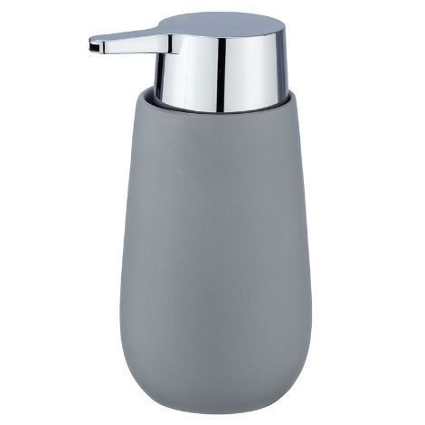 Sæbedispenser grå keramik i badi serie fra wenko