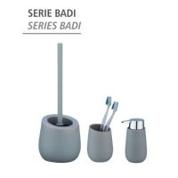 Sæbedispenser grå badi serien fra wenko