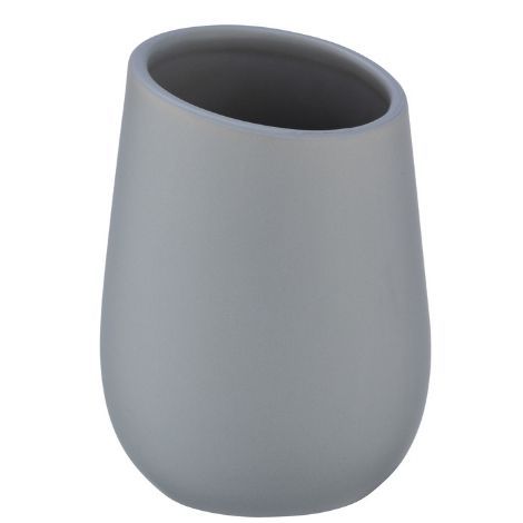 Tandbørste holder grå keramilk i badi serien fra wenko