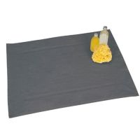 Grå bademåtte 50x70 i ren bomuld fra wenkos paradise serien