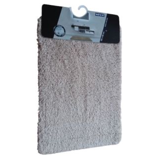 Beige bademåtte 60 x 90 skridsikre i melange stil fra wenko