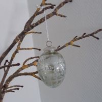 julekugler glas ophæng og dekoration med mønster