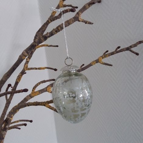 julekugler glas ophæng og dekoration med mønster