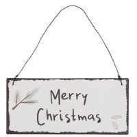 Skilt med skrift merry christmas fra ib laursen