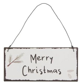 Skilt med skrift merry christmas fra ib laursen