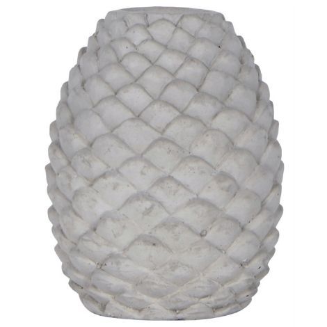 Kogle lysestage grå beton fra ib laursen