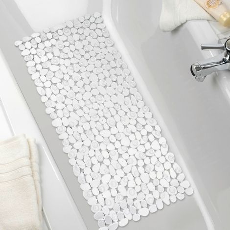 Skridsikker måtte til badekar transparent 71x36 fra wenko