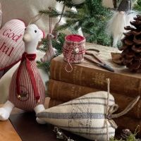 Tromme til juletræet i stof