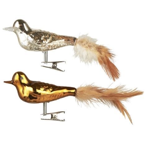 fugle til juletræet sæt med 2 stk fra ib laursen