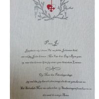 Viskestykke med juledigt teksten peters jul fra danishville