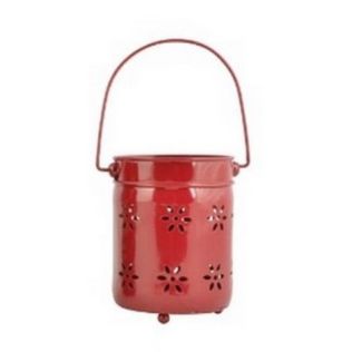 Røde lanterner med mønster og hank