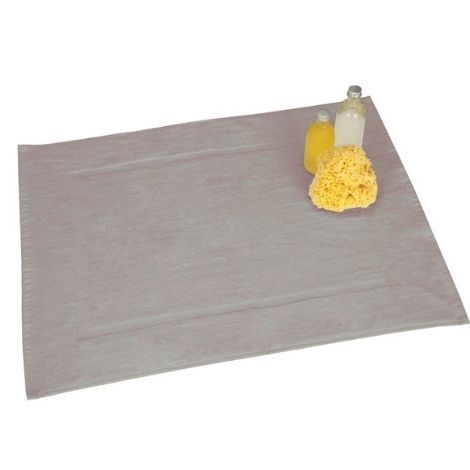 Lille bademåtte beige bomuld 50x70 cm.