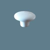 Knopper til skuffer og skabe hvid porcelæn