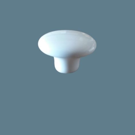 Knopper til skuffer og skabe hvid porcelæn