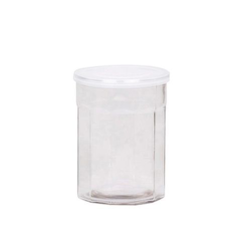Opbevaringsglas med låg stor 1300 ml.