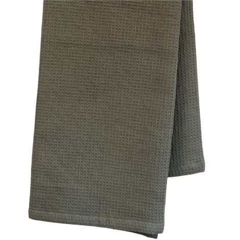 Vaflet viskestykker grøn oliven med tern i bomuld