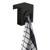 Sort knage til skabslåger, skuffer og døre praktisk til viskestykker og håndklæder