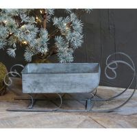 Julekane i zink til pynt og dekoration fra chic antique