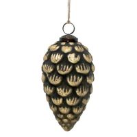 julekugler kogler guld og kul farve til ophæng og dekoration