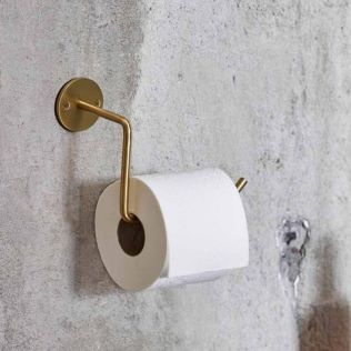 Messing toiletrulleholder ophæng på væg