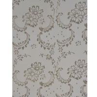 blomster mønsteret som malerullen med mønster laver, her på en væg