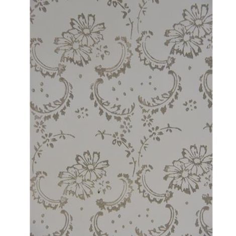 blomster mønsteret som malerullen med mønster laver, her på en væg