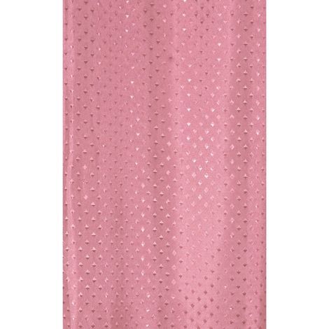 Badeforhæng 240 cm lang gammel rosa i vaskbar polyester 180x240