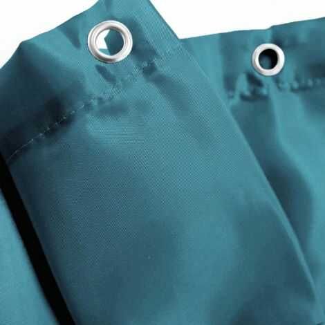 Turkis badeforhæng 180x200 cm i polyester