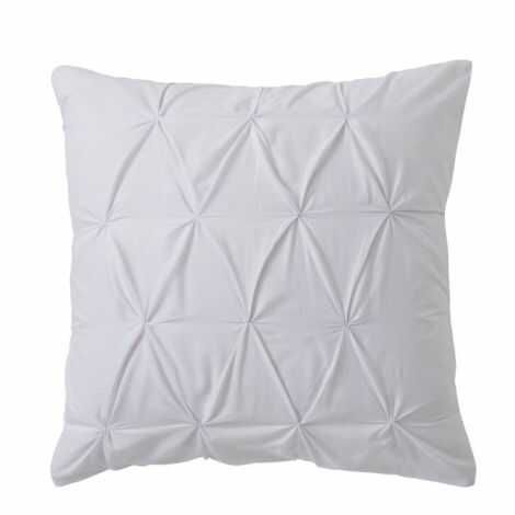 Hvidt sengesæt 240x220 med 2 hvide pudebetræk 63x63