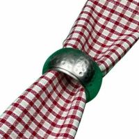 Flotte servietringe sølv hammerslået Ø 5