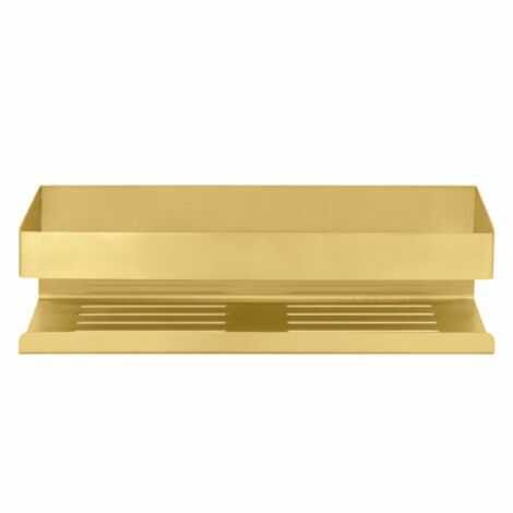 Badehylde uden skruer i guld