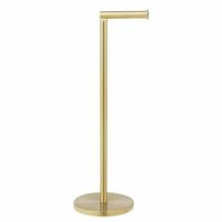 Toiletrulleholder til gulv guld