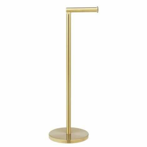 Toiletrulleholder til gulv guld
