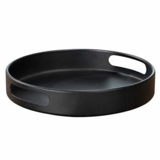 Drejebakke til bord sort metal med håndtag