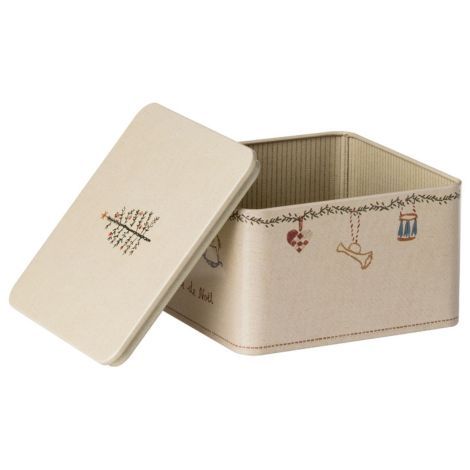 Kagedåse Maileg med låg og jule motiver