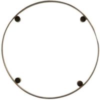 Adventsstage messing set oppe fra rund til lys