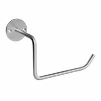 Toiletrulleholder børstet stål i minimalistisk design