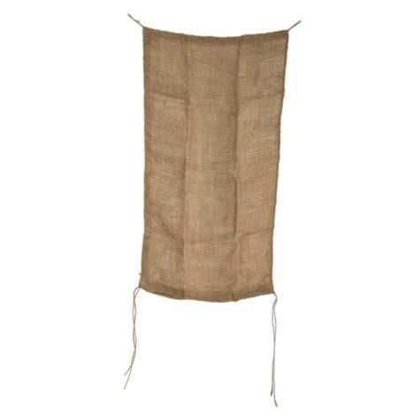 Lærredssæk med bindebånd