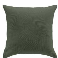 Pyntepudebetræk mørkegrøn 60x60 cm