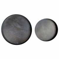 Lysbakke i sort metal antique look fra Chic Antique