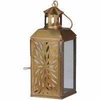 Små lanterner i messing look til ophæng eller stående