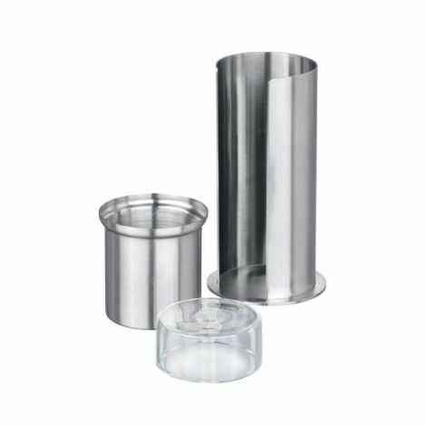 Holder til vatrondeller og vatpinde skilles nemt ad i 3 dele til påfyldning